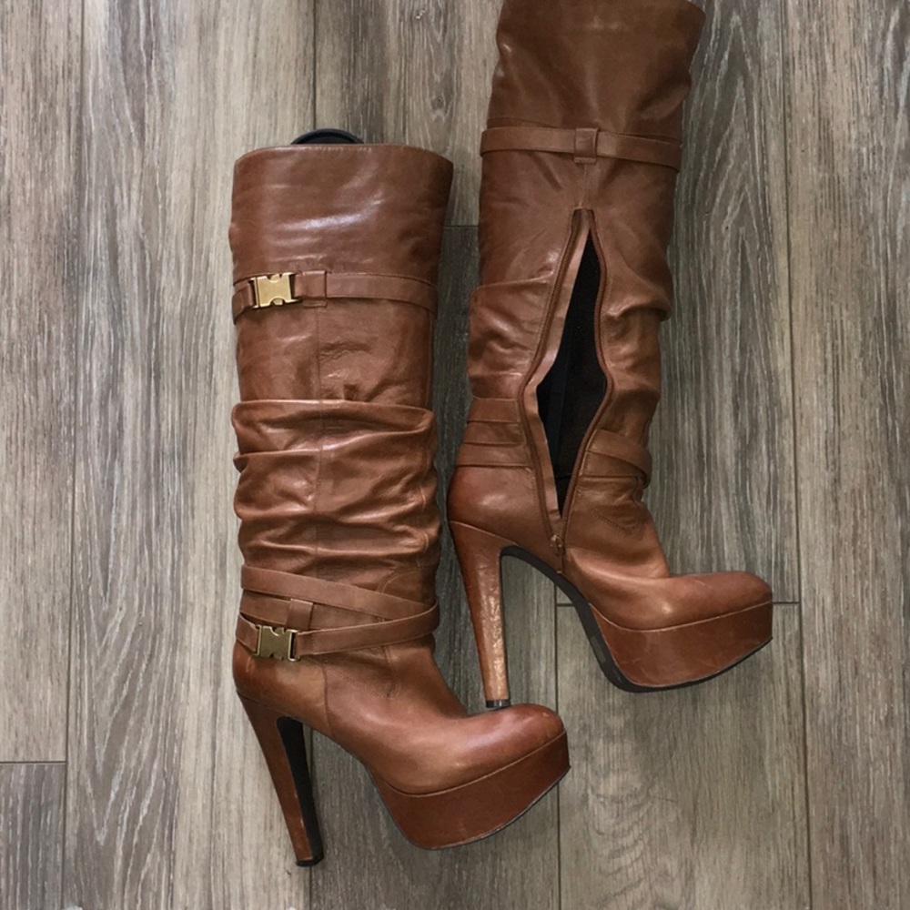 Retro tall boots